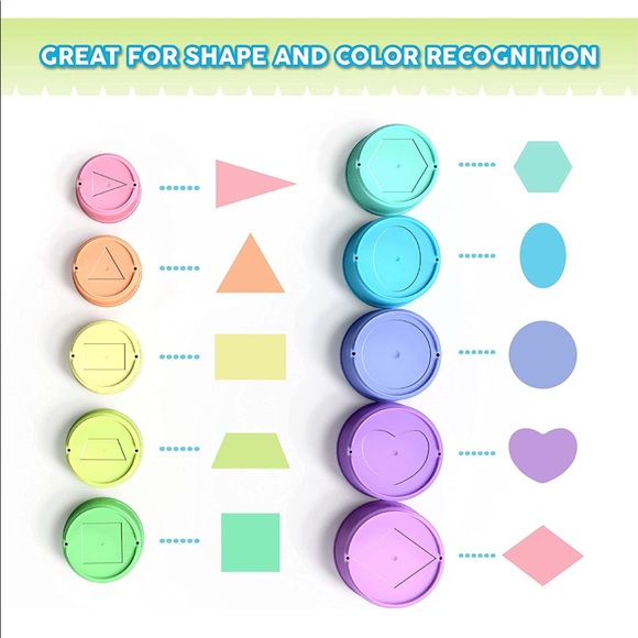 NEW Stack ‘n learn 10 colorful stacking cups - Picture 4 of 5